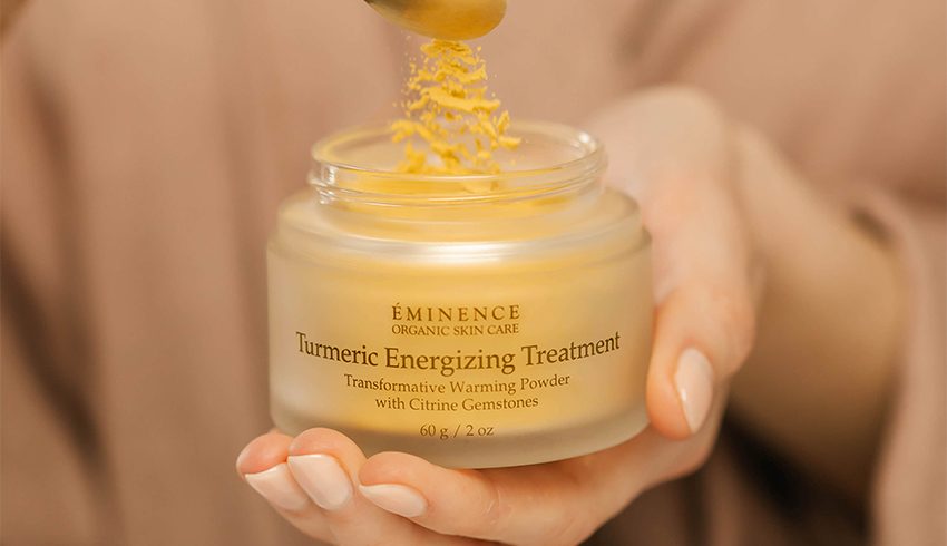 Organic skincare visual for Eminence Ottawa clients